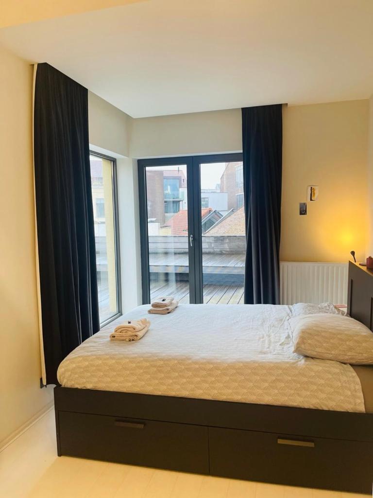 Апартаменты Down Town Penthouse With Private Parking Брюссель Экстерьер фото